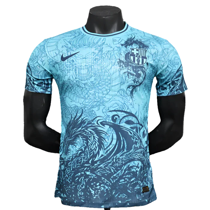 Camisa Barcelona 25/26 Edição Especial - Azul Claro - Versão Jogador