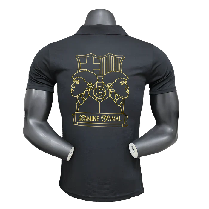 Camisa Barcelona 25/26 Preta - Edição Especial - Versão Jogador