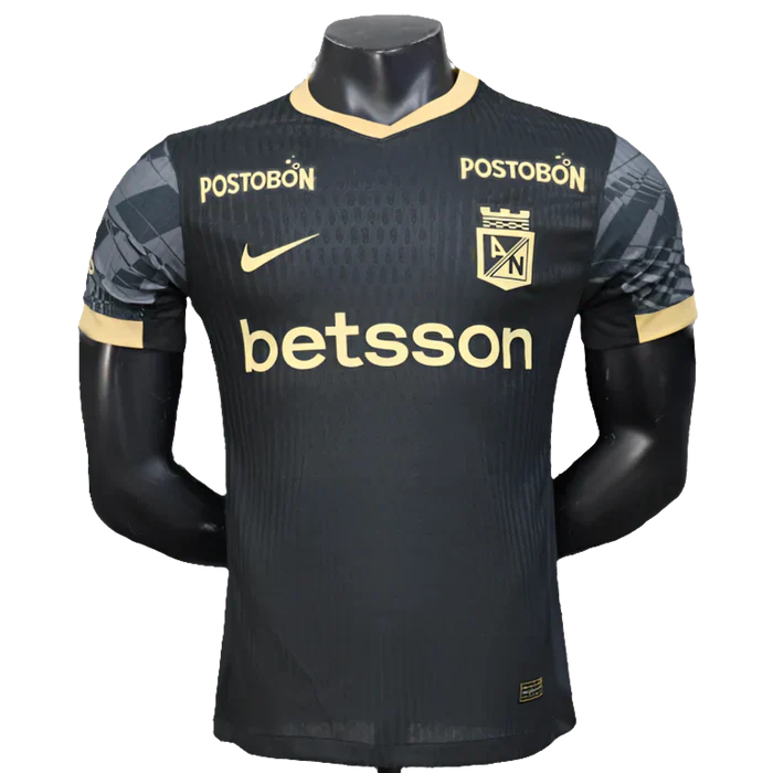 Camisa Atletico Nacional 25/26 Edição Preta - Versão Jogador