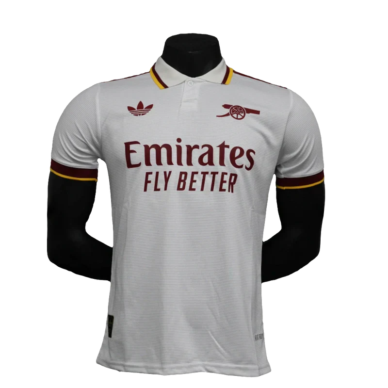Camisa Arsenal 25/26 Edição Especial - Branco - Versão Jogador