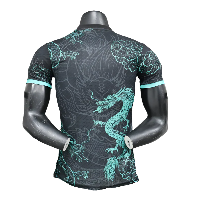 Camisa Real Madrid 25/26 Edição Especial - Preto e Azul Claro - Versão Jogador