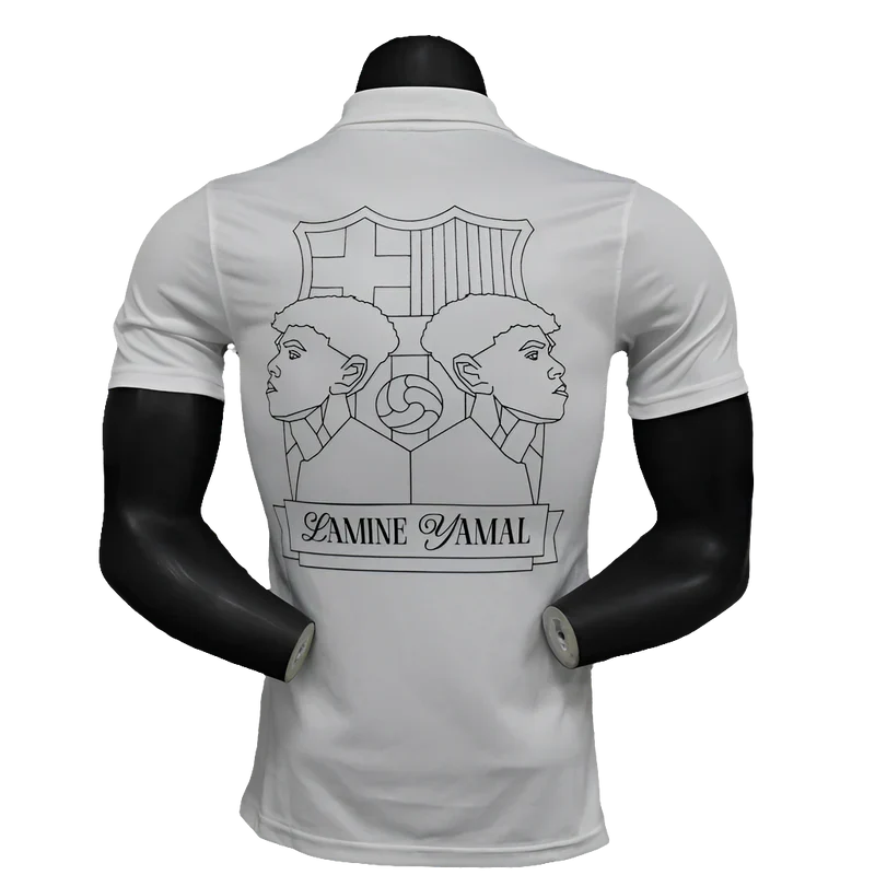 Camisa Barcelona 25/26 Edição Especial - Branco - Versão Jogador
