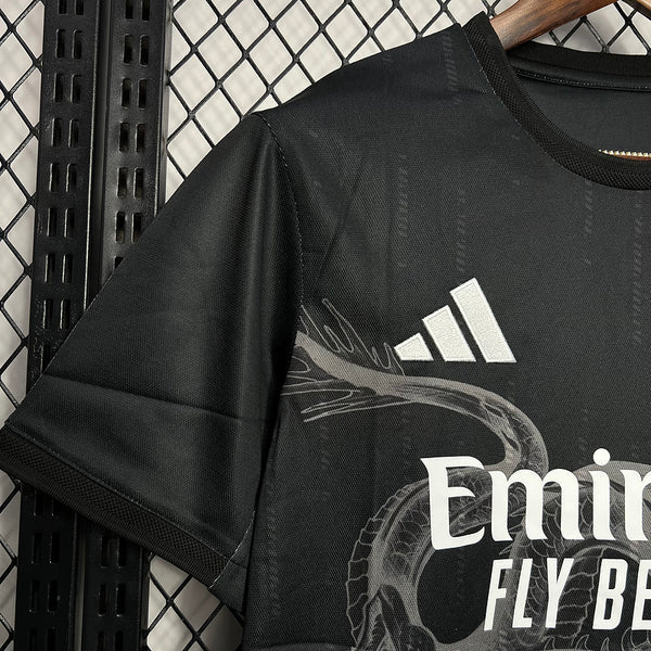 Camisa Do Real Madrid Edição Especial Dragão Preto 24/25