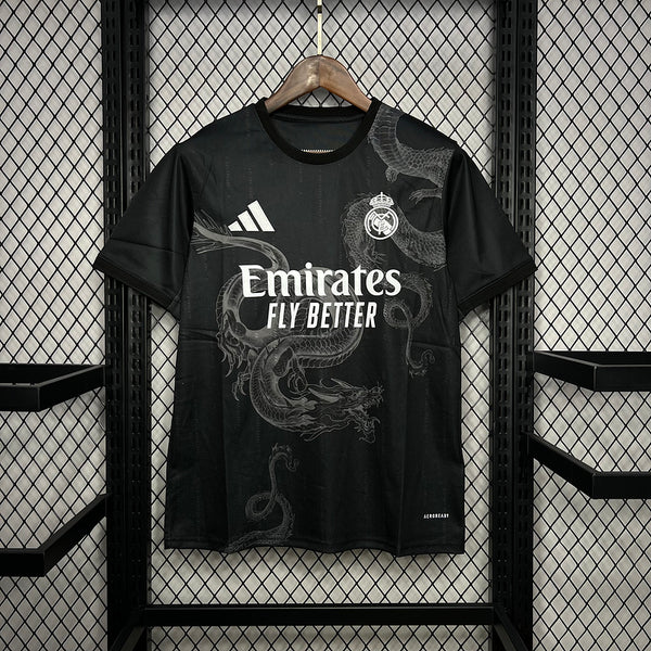 Camisa Do Real Madrid Edição Especial Dragão Preto 24/25