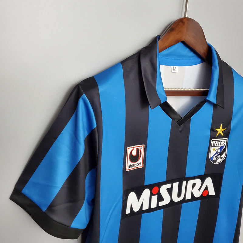 Camisa Inter de Milão Titular 88/90 - Versão Retrô