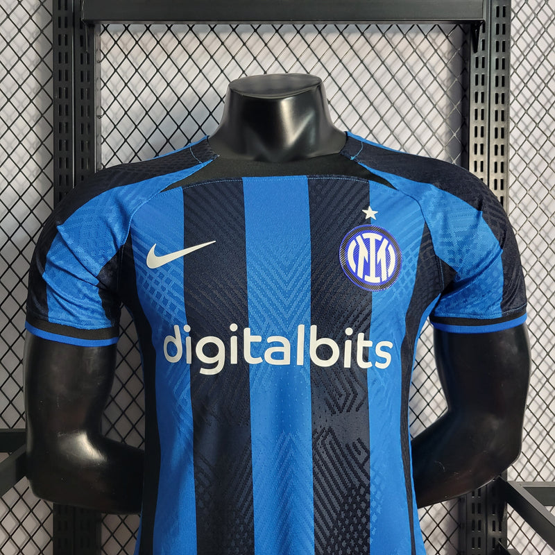 Camisa Inter De Milão 22/23 Versão Jogador