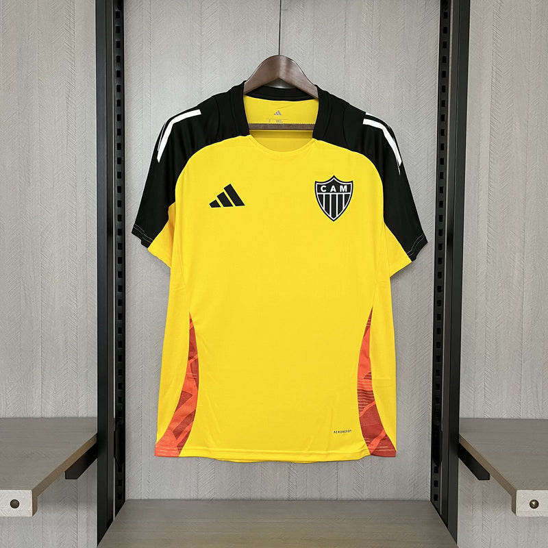 Camisa Do Atlético Mineiro MG Treino Amarelo 25/26