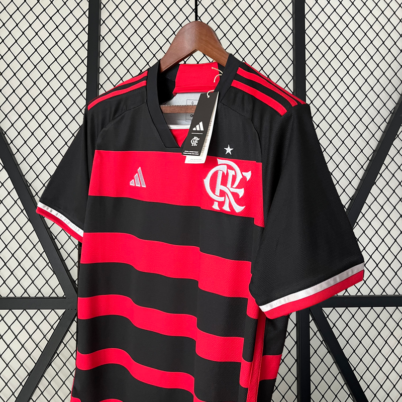 Camisa Com Patrocínio Do Flamengo I 24/25