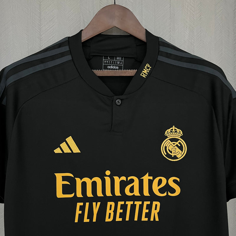 Camisa Do Real Madrid II Preto 23/24