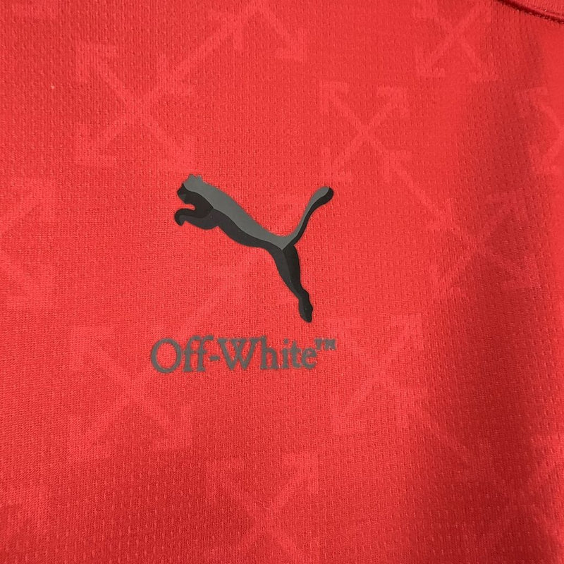 Camisa AC Milan x Off White Edição Especial IV Vermelho 25/26