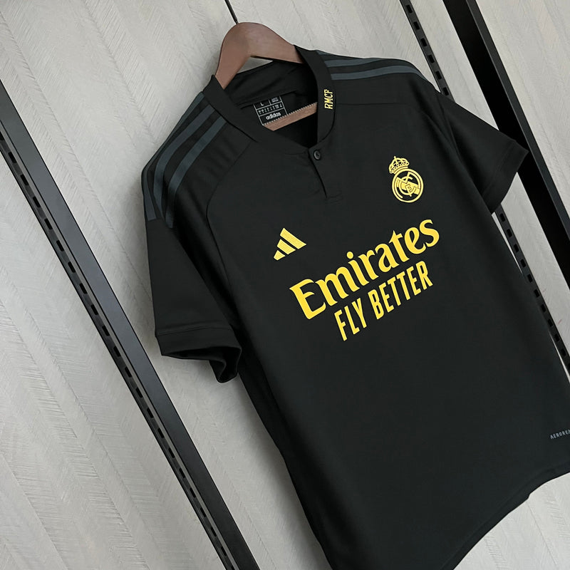 Camisa Do Real Madrid II Preto 23/24