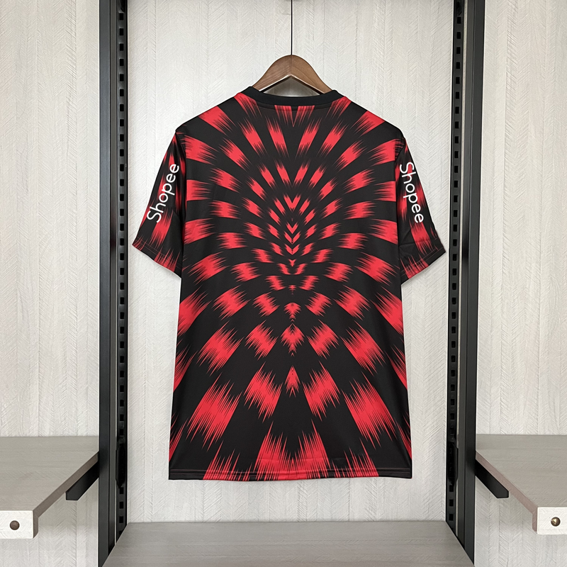 Camisa Com Patrocínio Do Flamengo Treino 25/26