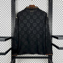 Camisa Portugal Ediçao Especial Eusebio Panter Negra Manga Longa 2026/27 - Torcedor Puma Masculino