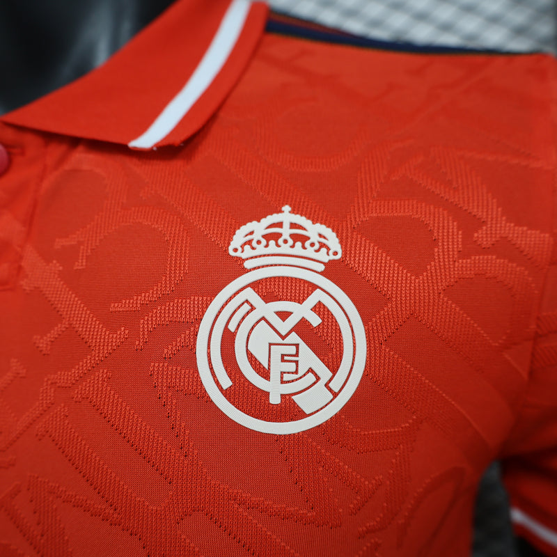 Camisa Jogador Do Real Madrid III Vermelho 24/25