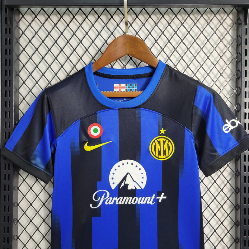 Kit Infantil Inter De Milão Home 23/24