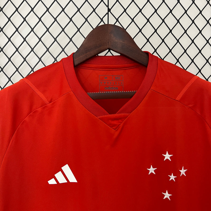 Camisa Do Cruzeiro Treino Vermelho 24/25