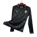 Camisa Portugal Ediçao Especial Eusebio Panter Negra Manga Longa 2026/27 - Torcedor Puma Masculino