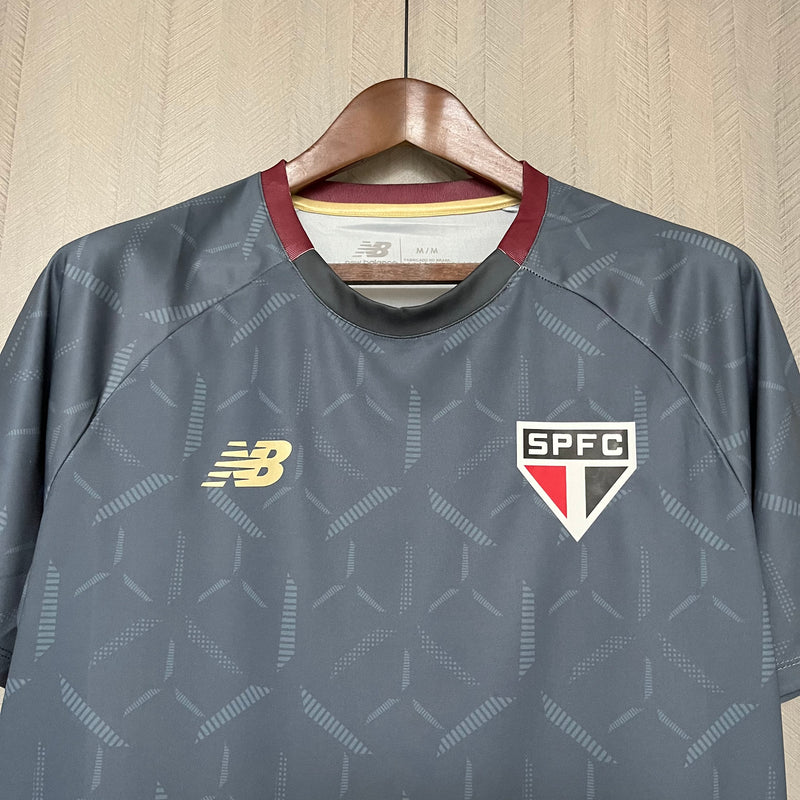 Camisa Do São Paulo Treino Cinza 25/26