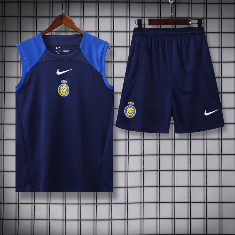 Kit Treino Al Nassar 23/24 Nike - Azul