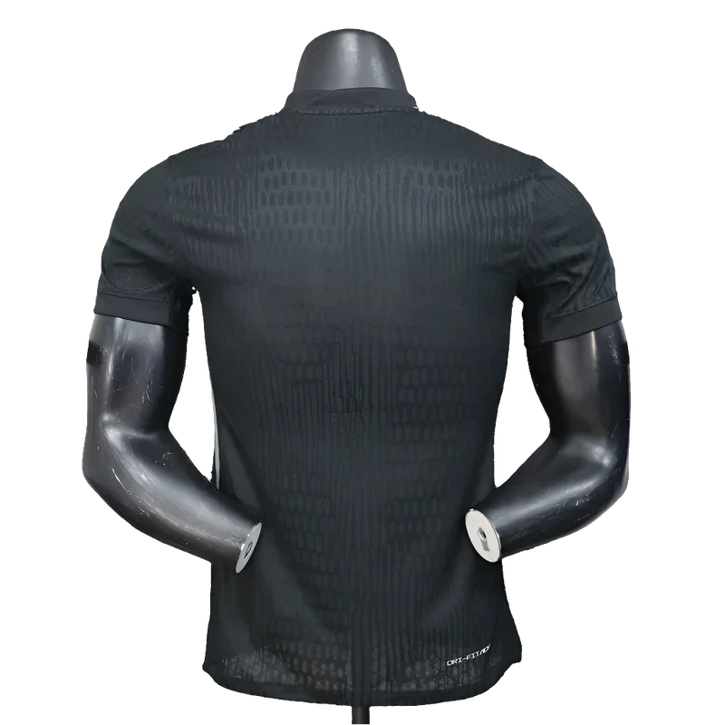 Camisa de goleiro do Paris Saint-Germain (PSG) 25/26 - Preta - Versão Jogador