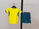 Conjunto Infantil Brasil I 2026/27 Nike Torcedor - Amarelinha/Amarelo