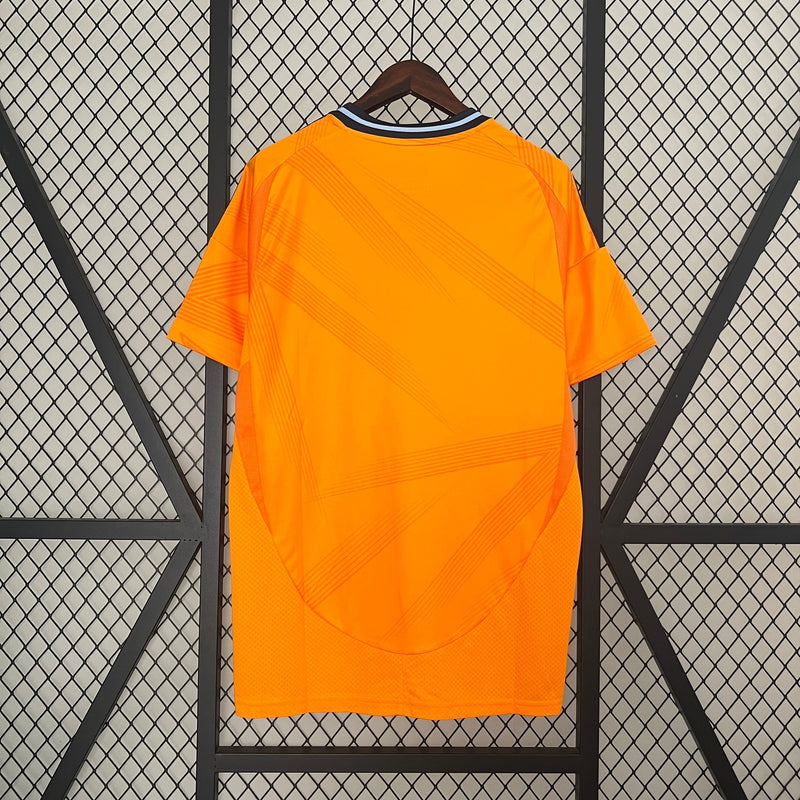 Camisa Do Real Madrid II Laranja 24/25