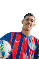 Camisa Bahia Away 2025/26 Torcedor Puma Masculina - Azul e Vermelho