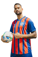 Camisa Bahia Away 2025/26 Torcedor Puma Masculina - Azul e Vermelho