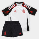 Kit Flamengo Infantil II 25/26 s/n Torcedor Adidas - Branco