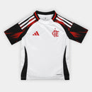 Kit Flamengo Infantil II 25/26 s/n Torcedor Adidas - Branco