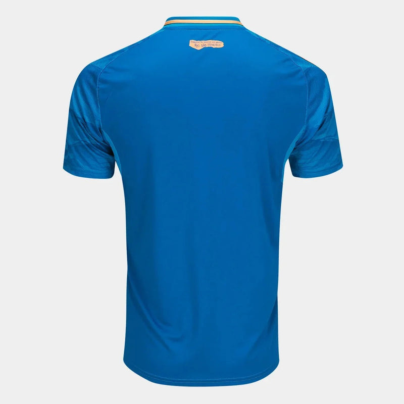 Camisa Cruzeiro Third 25/26 Torcedor Adidas Masculino - Azul e Dourado