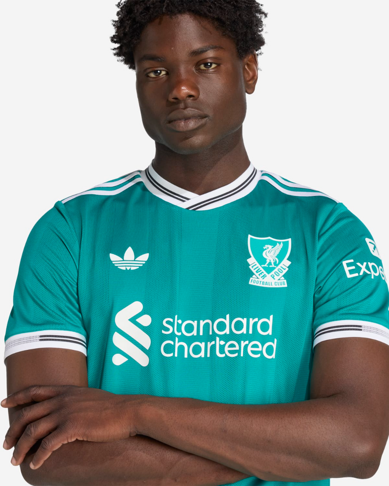 Camisa Liverpool Third 25/26 Jogador Adidas Masculina - Verde