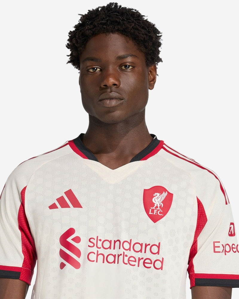 Camisa Liverpool Away 25/26 Jogador Adidas Masculina - Bege