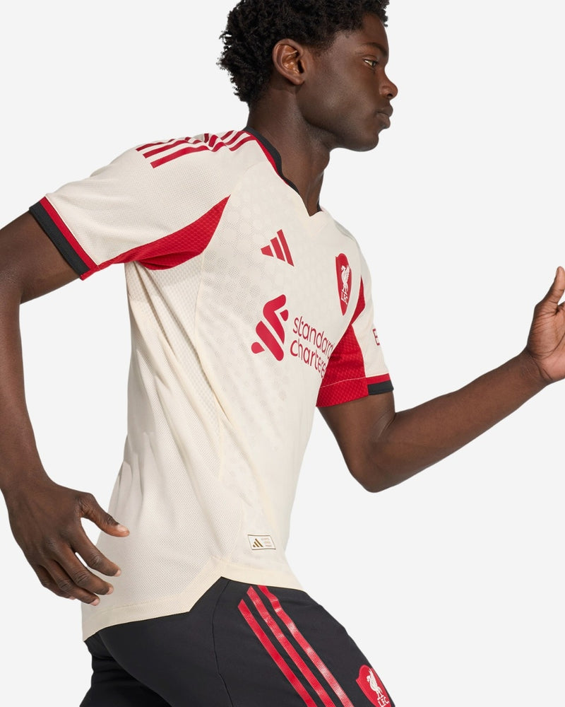 Camisa Liverpool Away 25/26 Jogador Adidas Masculina - Bege
