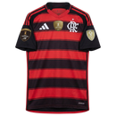 Camisa Flamengo Home 25/26 Torcedor Adidas Masculina - Preto